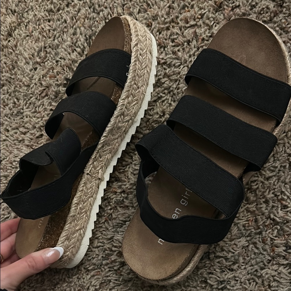 Madden Girl Black Women's Sandals